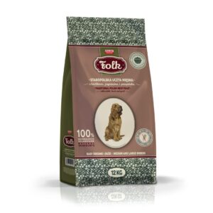 FOLK Medium and large breeds Traditional polish meat feast with rabbit, lamb and quail - sausas maistas šunims - 12kg