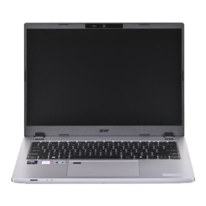 Acer TravelMate P2 TMP214-76-G2-TCO Ultra 5 125H 14 colių WUXGA IPS 300 nitų AG 16 GB DDR5 5600 SSD 512 GB Intel Arc grafika WLAN + BT LAN 1080p kamera 53 Wh FpR Windows 11 Pro Pure Silver 3 metų garantija su aptarnavimu vietoje