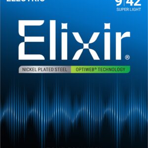 Elixir 12000 Super Light (9-42) PW - elektrinės gitaros stygos