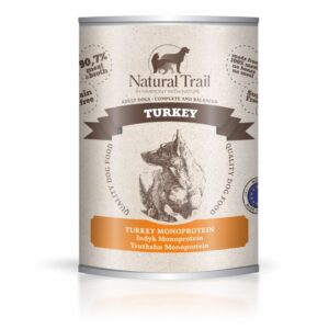 NATURAL TRAIL Mono Turkey - drėgnas ėdalas šunims - 800g