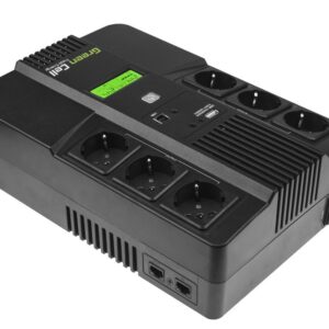 Green Cell UPS06 nepertraukiamo maitinimo resursai (UPS) „Line-Interactive“ 600 VA 360 W 6 AC išvestis(ys / čių) - Image 3