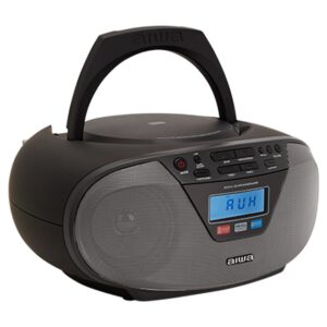 Aiwa BBTU-400BK nešiojamoji stereo sistema Analoginis ir skaitmeninis 6 W FM Juoda MP3 atkūrimas - Image 2