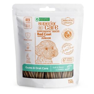 NATURE'S PROTECTION Junior Gums & Oral care Insects - skanėstas šuniui - 150g
