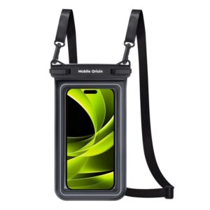 Mobile Origin Waterproof Floating Case with Small Pouch  6,8" - juodos spalvos/white - Image 2