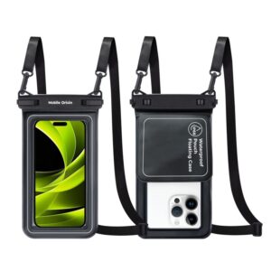 Mobile Origin Waterproof Floating Case with Small Pouch  6,8" - juodos spalvos/white - Image 6