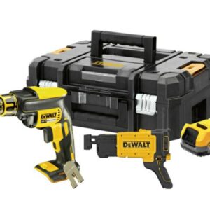 DEWALT SUKTUVAS GIPSKARTONIUI 18V DCF620E1K 30Nm 1x1,7Ah POWERSTACK BL SU DĖTUVĖ DCF6201 BE ĮKROVIKLIO