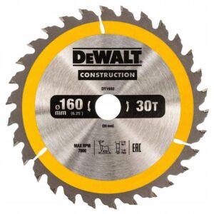 DEWALT DISKINIS PJŪKLAS 165x20mmx18z