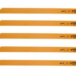 DEWALT PJŪKLELIO GELEŽTĖ SLUOKSNINIAM PJŪKLUI 305mm/UNIVERSALI/5vnt. IŠ KOBALTO PLIENO 1,8-2,5mm