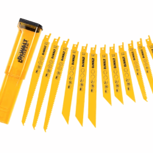 DEWALT PJŪKLELIŲ RINKINYS SLUOKSNINIAM PJŪKLUI MIX 12vnt. EXTREME +DĖŽUTĖ