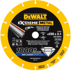 DEWALT DEIMANTINIS DISKAS METALUI 230x2,1x22,2mm