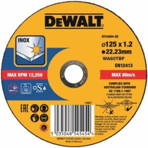 DEWALT PJOVIMO DISKAS METALUI 125x1,2mm