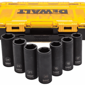 DEWALT SMŪGINIŲ GALVUČIŲ RINKINYS 1/2" 7 vnt.