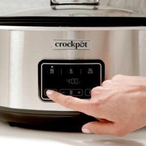 Lėto virimo puodas „Crock-Pot“ CSC112X, 6,5 l (sidabrinis) - Image 3