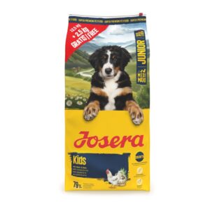 JOSERA Junior Kids Medium/Max Chicken - sausas maistas šunims - 12,5kg + 2,5kg