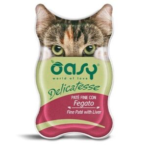OASY Delicatesse Fine paté with Liver - šlapias kačių maistas - 85g