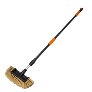 BRADAS AUTOMOBILINIS PLOVIMO ŠEPETYS SOFT SU VOŽTUVU TELESKOPINIS 150-250cm 4-PUSIS