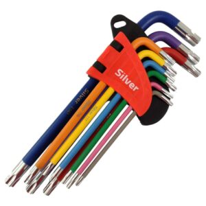 SIDABRINIAI TORX 9vnt. T10-T50