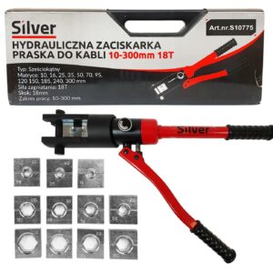 SILVER HIDRAULINIS KABELIŲ UŽSPAUDĖJAS 10-300 mm 18 TONŲ