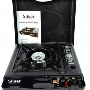 SILVER TURISTINĖ DUJINĖ VIRYKLĖ 2in1