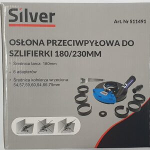 SILVER APSAUGINIS GAUBTAS NUO DULKIŲ ŠLIFUOKLIUI 180-230