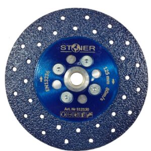 SILVER DEIMANTINIS ŠLIFAVIMO DISKAS 125mm STONER