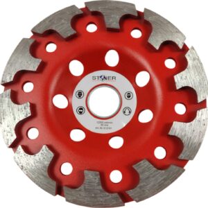 SILVER DEIMANTINIS DISKAS BETONO ŠLIAVIMUI 125mm PUODELIO FORMOS