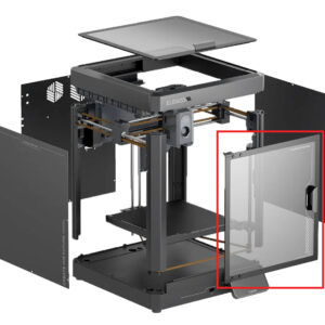 Elegoo Centauri Carbon Front Glass Cover Assembly
