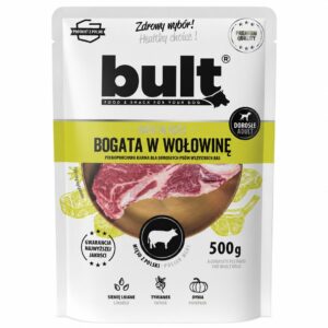 BULT Su jautiena – šlapias pašaras šunims – 500 g