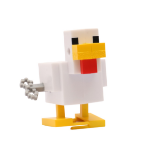 MINECRAFT S2 3D WIND-UP TOY - CHICKEN & JOCKEY - Image 3