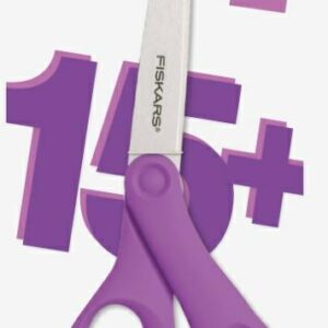 FISKARS ŽIRKLĖS PAAUGLIAMS 20cm VIOLETINĖS