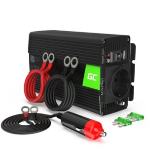 Green Cell INV05DE maitinimo adapteris / inverteris Automatinis 300 W Juoda