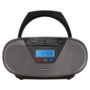 Aiwa BBTU-400BK nešiojamoji stereo sistema Analoginis ir skaitmeninis 6 W FM Juoda MP3 atkūrimas