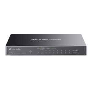 TP-Link Omada ES210GMP tinklo komutatorius Valdomas Gigabit Ethernet (10/100/1000) Maitinimas per Eternetą (PoE) Juoda