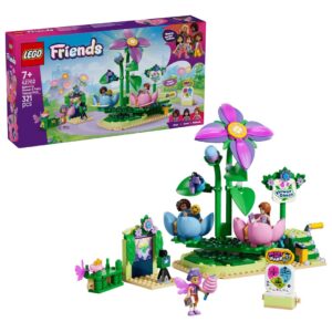 LEGO FRIENDS 42702 Sukasi gėlių ir fėjų arbatos puodelių karuselė
