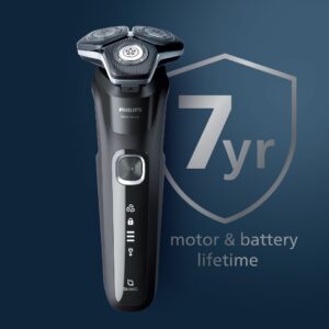 Philips SHAVER Series 5000 S5885/25 skustuvas vyrams Rotorinis skustuvas Apkarpymo mašinėlė Mėlyna - Image 2