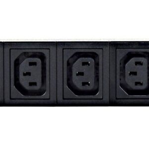 EnerGenie EG-PDU-10C132C19 maitinimo paskirstymo blokas (PDU), 10 vnt. C13 lizdų, 1U, 16A, C20 kištukas, 2 m kabelis, juodas
