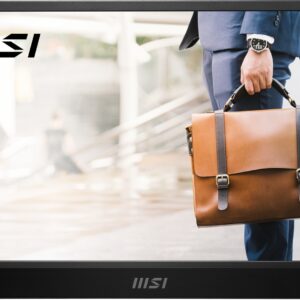 MSI PRO MP161 E2U Nešiojamasis televizorius arba monitorius Nešiojamasis monitorius Juoda 39,6 cm (15.6") LED 1920 x 1080 pikseliai
