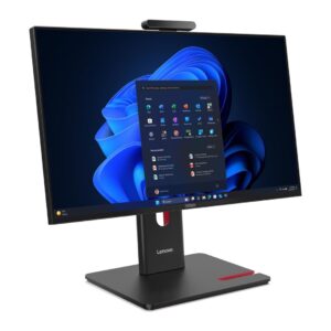 Lenovo AIO ThinkCentre M70a G6 Ultra 7 265T 23,8 colių FHD IPS 120 Hz 250 nitų LBL AG 32 GB DDR5 5600 1 TB SSD „Intel Graphics“ 5,0 MP kamera vPro W11 Pro Juoda 3 metų garantija su aptarnavimu vietoje