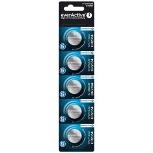 Mini ličio baterija everActive CR2354 - lizdinė plokštelė su 5 vnt. - Image 2