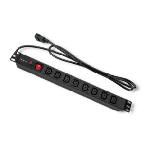 Qoltec 53998 Maitinimo juosta, skirta RACK 19 "| 1U | 10A | PDU | 8xIEC C13 | 2m - Image 2