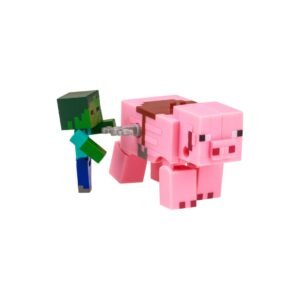 MINECRAFT S2 3D WIND-UP TOY - BABY ZOMBIE & PIG - Image 2