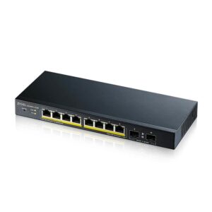 Zyxel GS1900-10HP Valdomas L2 Gigabit Ethernet (10/100/1000) Maitinimas per Eternetą (PoE) Juoda