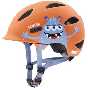 UVEX Oyo Style 50-54 Monster Papaya Matt - vaikiškas dviračių šalmas
