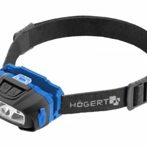 HOGERT LED ŽIBINTUVĖLIS ANT GALVOS USB 6 FUNKCIJOS
