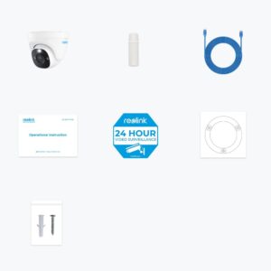 Reolink P334 Skliautas IP apsaugos kamera Vidaus ir lauko 3840 x 2160 pikseliai Lubos
