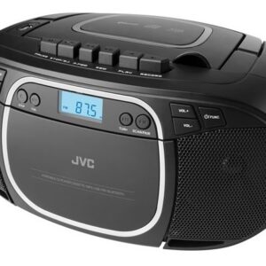 JVC RC-E451B CD grotuvas Nešiojamas kompaktinių diskų grotuvas Juoda
