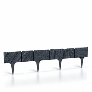 PROSPERPLAST SODO KRAŠTAS 3,9m GARDEN STONE ANTRACITO SPALVOS