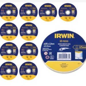 IRWIN PJOVIMO DISKAS METALUI PLOKŠČIAS 125mm x 1,2mm x 22,23mm /10vnt.