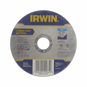 IRWIN PJOVIMO DISKAS NERŪDIJANČIAM PLIENUI PLOKŠČIAS 125mm x 1,0mm x 22,23mm