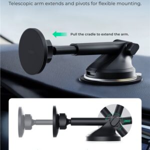 iOttie iTap 3 MagSafe Dashboard & Windshield Mount with Magnetic Ring Adapter - Image 2
